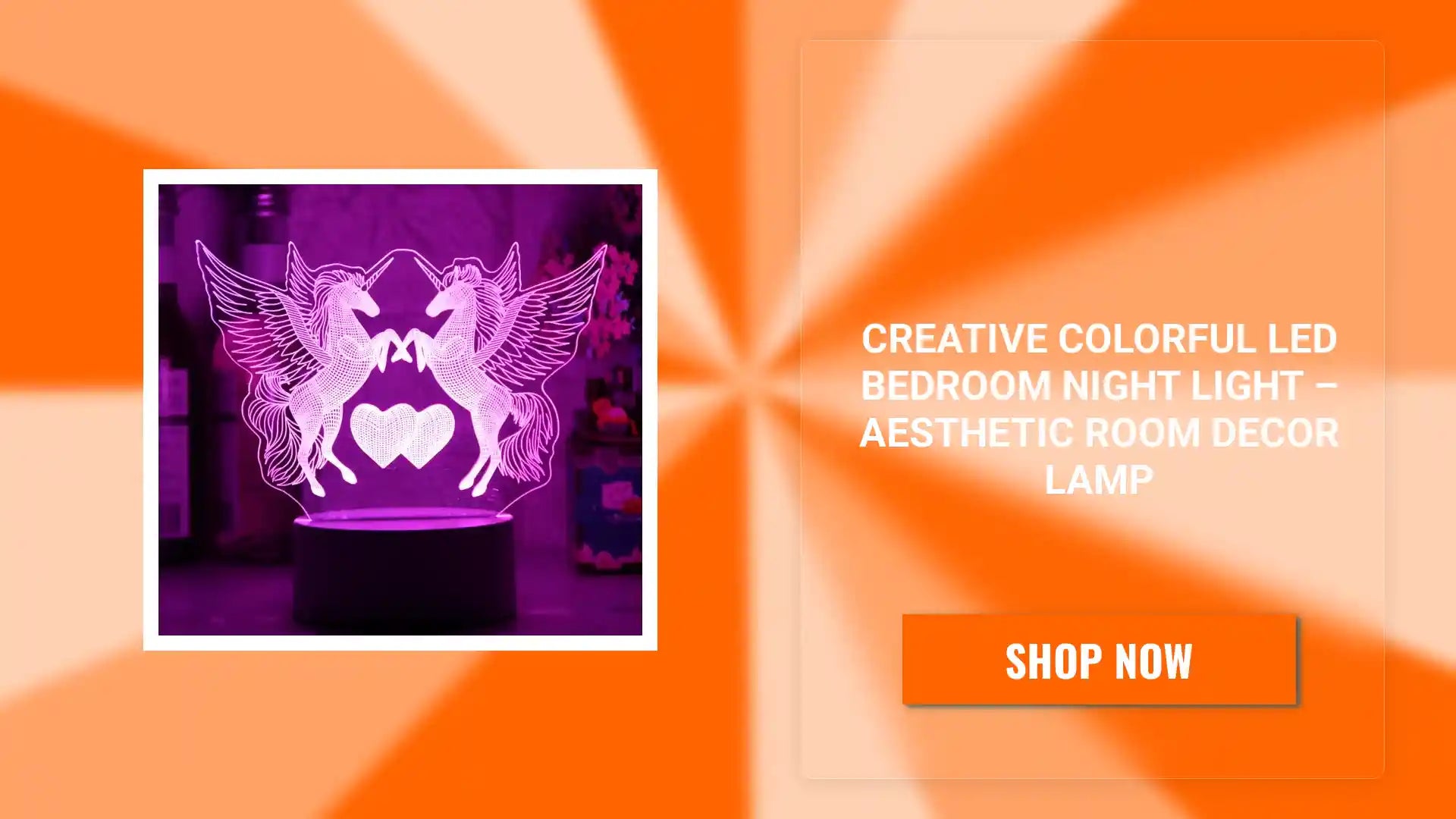 Creative Colorful LED Bedroom Night Light &ndash; Aesthetic Room Decor Lamp by@Outfy