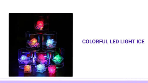 Colorful LED Light Ice by@Outfy